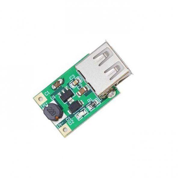5V 1200 mA USB Çıkışlı Voltaj Yükseltici Regülatör Kartı - Step Up