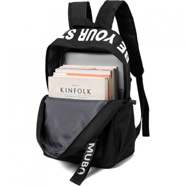 DZC KUZENLER AVM BEZ SIRT ÇANTASI UNISEX GÜNLÜK BÜYÜK BOY OKUL ÇANTA - 5