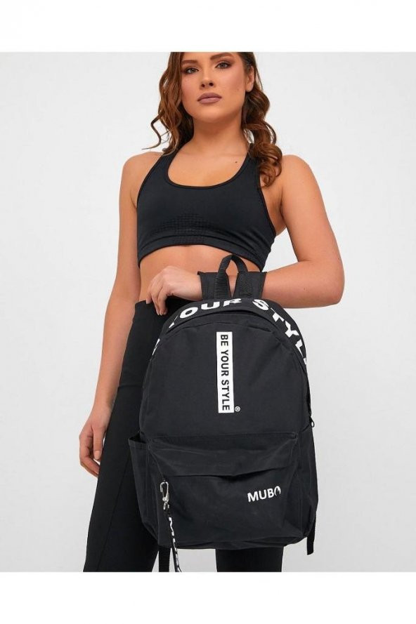 DZC KUZENLER AVM BEZ SIRT ÇANTASI UNISEX GÜNLÜK BÜYÜK BOY OKUL ÇANTA - 8