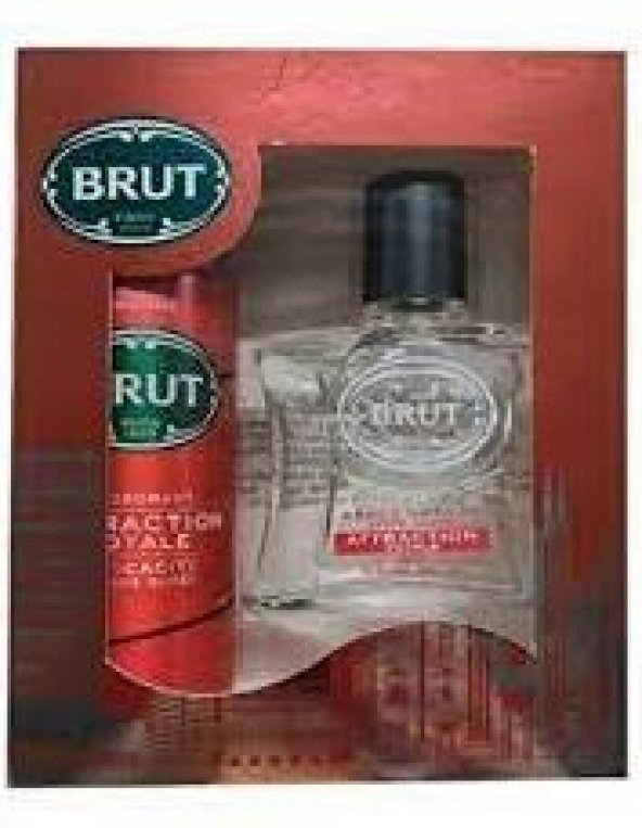 Brut Set Aftershave 100 ml + Attraction Sprey Deodorant 200 ml