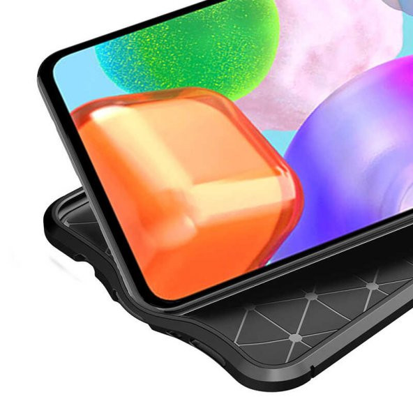 Samsung Galaxy A21S Kılıf Zore Niss Silikon Kapak Kılıf - 6