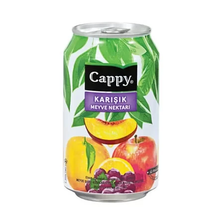 Cappy Karışık Meyve Nektarı Kutu Meyve Suyu 330ml (12 li Koli)