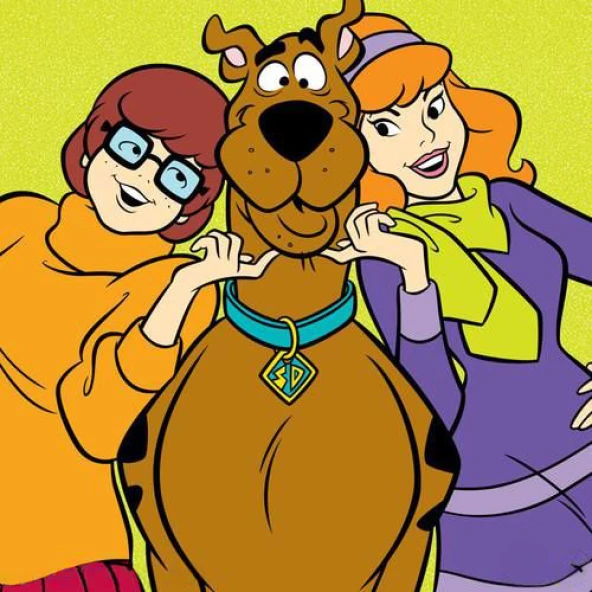 Movas Sanat Velma, Scooby, Daphne - Scooby Doo! | Elmas Mozaik Puzzle | 55x55 | E20204139
