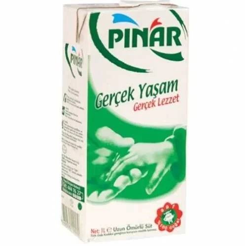 Pınar UHT Tam Yağlı Süt 1 Litre (12 li Koli)