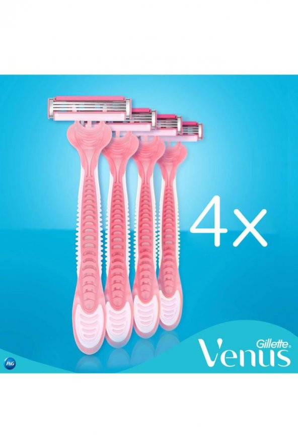 Gillette Venus Gillette Simply Venus 3 Basic 4lü 7702018456758 - 6