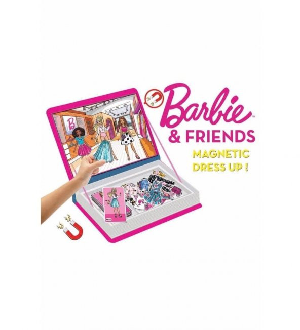 DZC KUZENLER AVM Barbie Fashionistas Manyetik Kıyafet Giydirme Oyunu 62 Parça OYUNCAK PUZZLE YAPBOZ