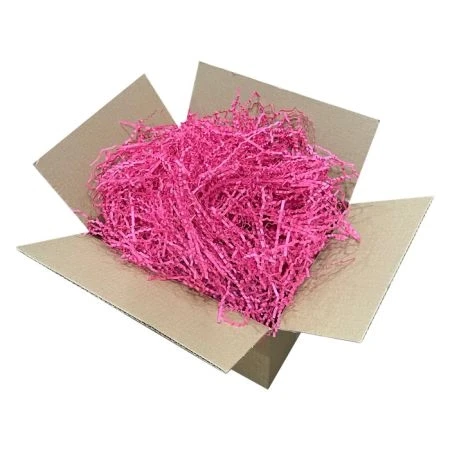 Zikzak Kırpık Kağıt Dolgu Malzemesi - Fuşya Pembe - 250Gr.