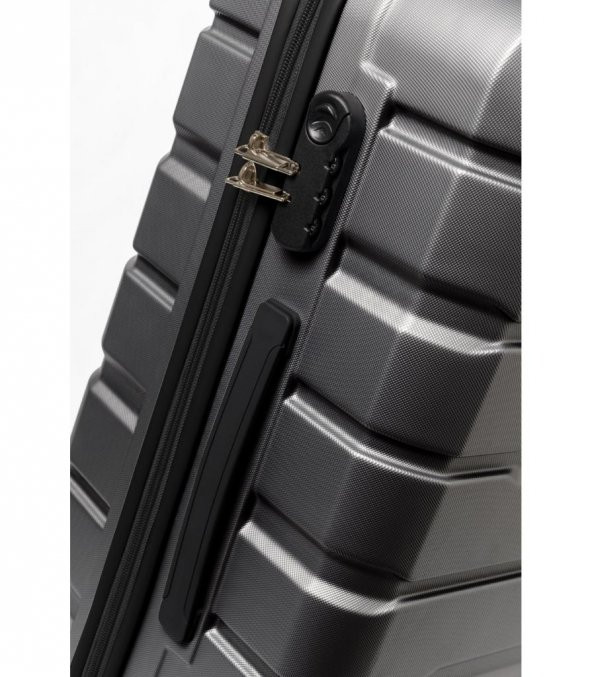 DZC KUZENLER AVM Abs Premium Tonaton 3'lü Valiz Seyahat Seti - Model:500.02 Koyu Gri Füme - 5