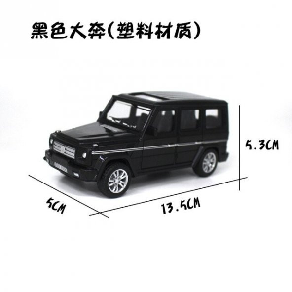 DZC KUZENLER AVM METAL MERCEDES AMG JİP ARAÇ OYUNCAK METAL ARABA HEDİYELİK - 5