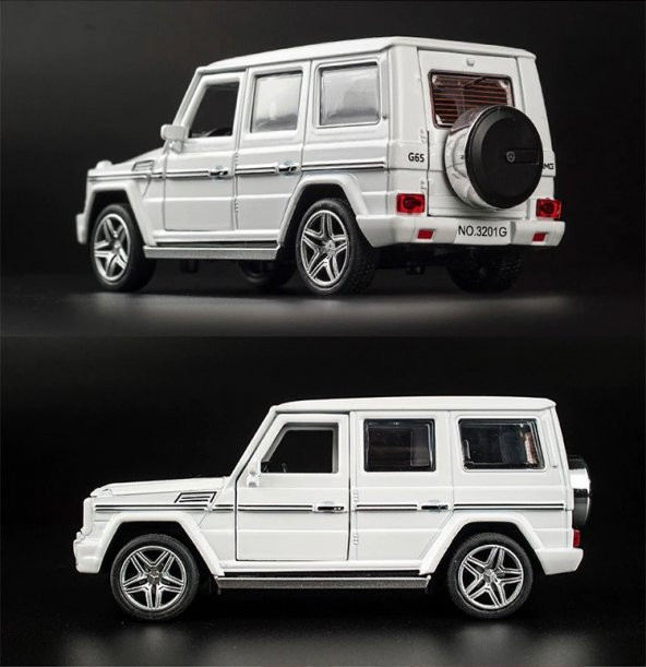 DZC KUZENLER AVM METAL MERCEDES AMG JİP ARAÇ OYUNCAK METAL ARABA HEDİYELİK - 10