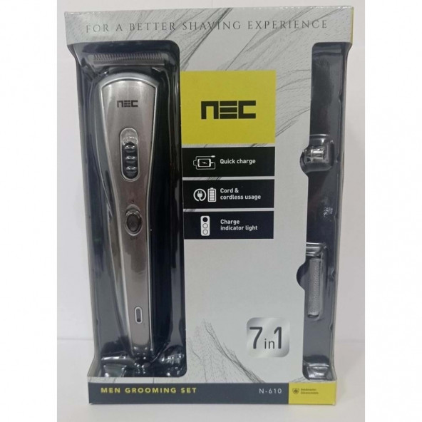 NEC N-610 ERKEK BAKIM SETİ 7 İN 1