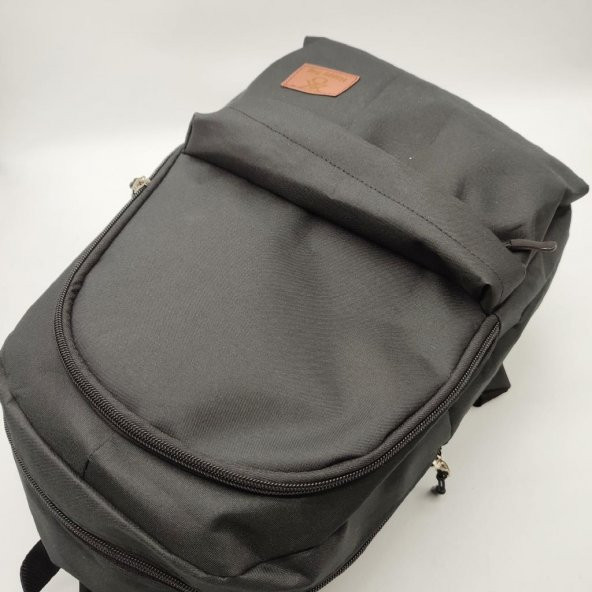 Modern Tasarımlı Siyah Renk Unisex Sırt Çantası - 2