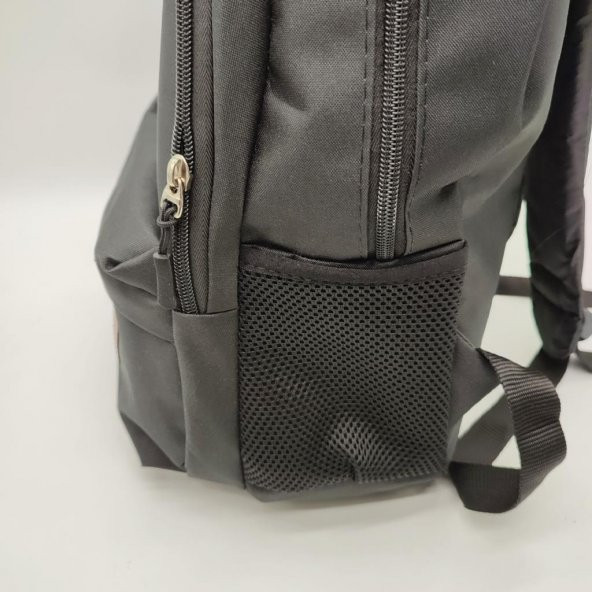 Modern Tasarımlı Siyah Renk Unisex Sırt Çantası - 4