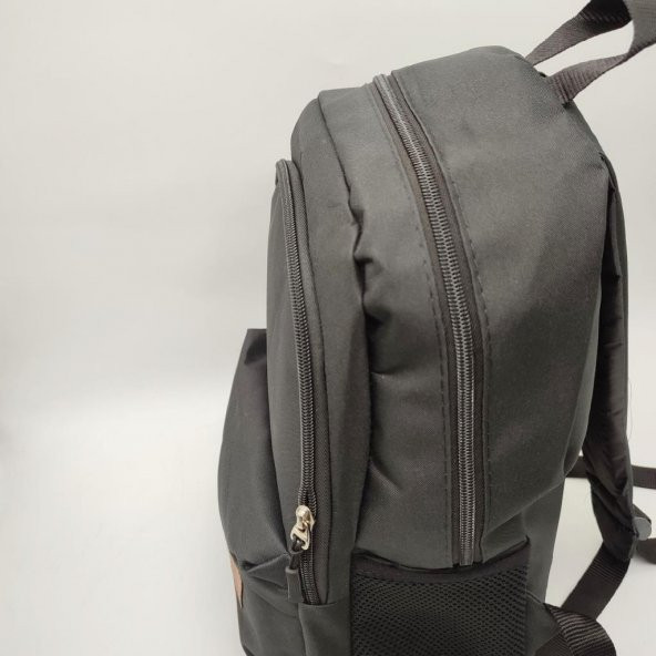 Modern Tasarımlı Siyah Renk Unisex Sırt Çantası - 5