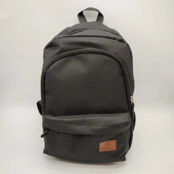 Modern Tasarımlı Siyah Renk Unisex Sırt Çantası - 7