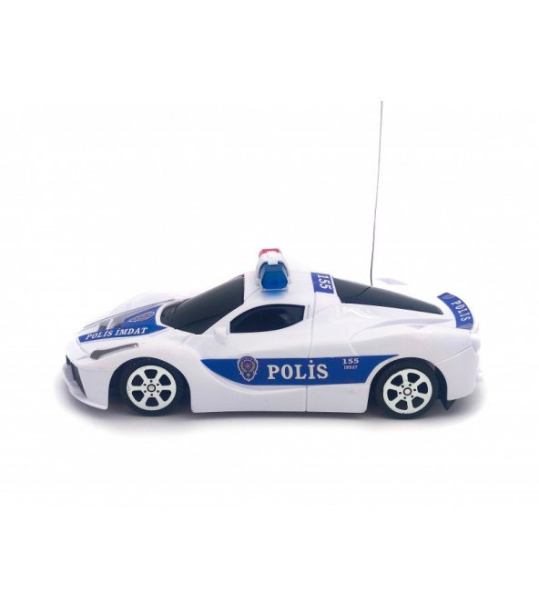 Duman Oyuncak  2 Fonksiyonlu Uzaktan Kumandalı Polis Arabası Pars Polis 17 CM 1/24 ölçek - 7