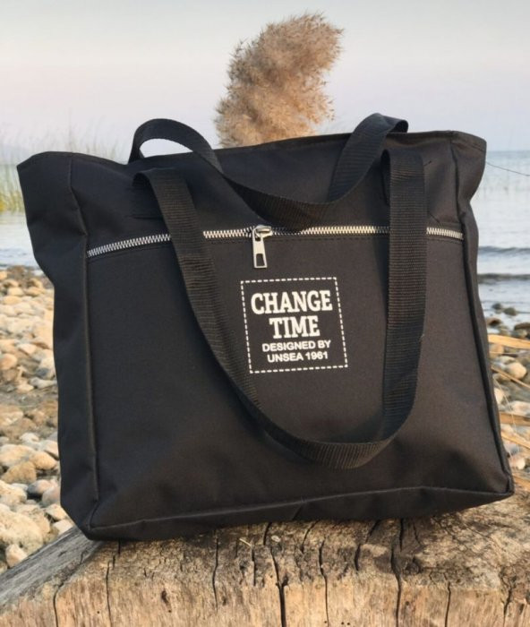 DZC KUZENLER AVM CHANGE TIME AĞZI FERMUARLI KOL VE OMUZ ÇANTA ürün görseli