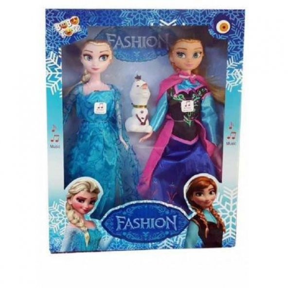 DZC KUZENLER AVM ALSA ANNA FROZEN DİSNEY KARLAR ÜLKESİ  3 LÜ SET 25 cm OYUNCAK BEBEK