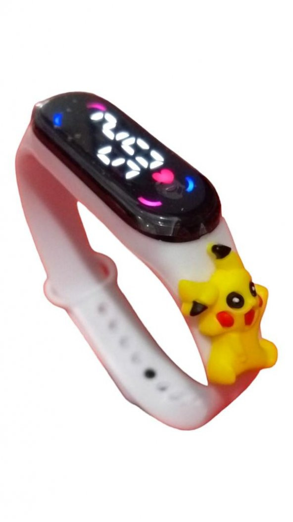 pokeemon pichacu Led Dokunmatik Ekranlı Dijital Çocuk Ve Genç Kol Saati (AKILLI DEĞİLLER) - 2