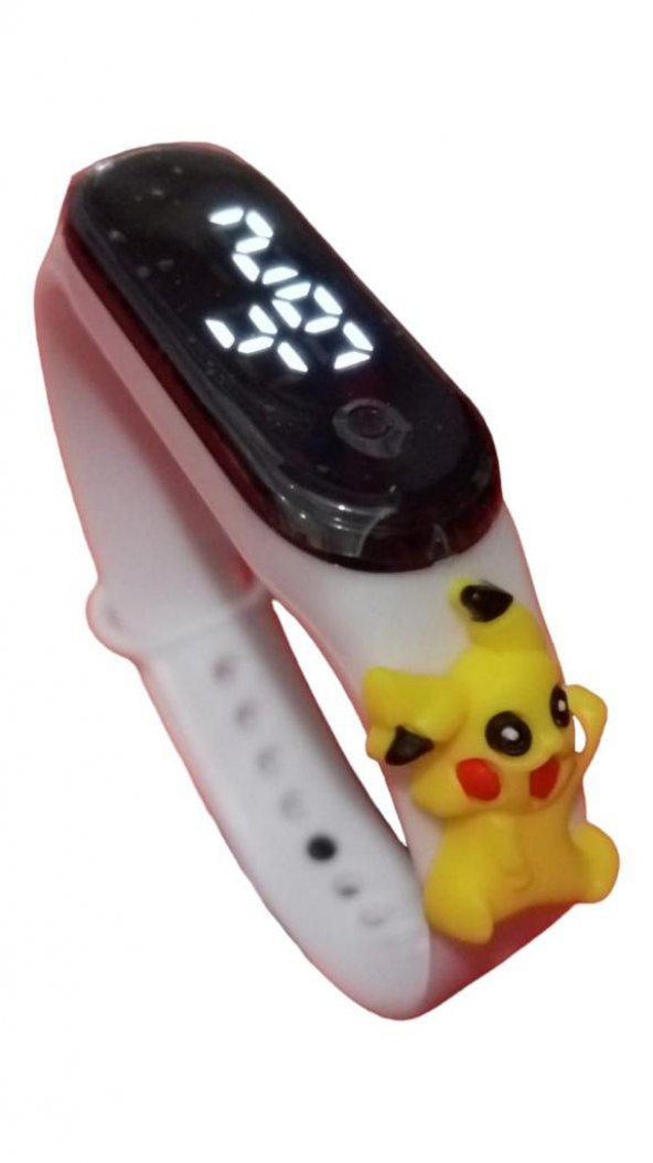 pokeemon pichacu Led Dokunmatik Ekranlı Dijital Çocuk Ve Genç Kol Saati (AKILLI DEĞİLLER) - 3