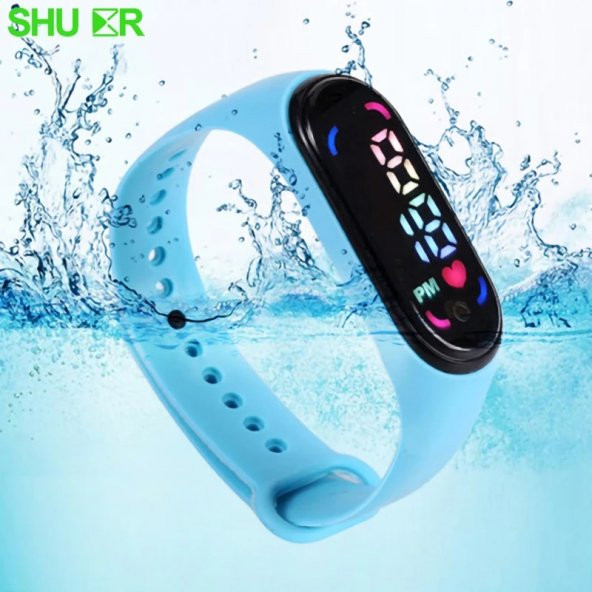 Kedi Doraemon Led Dokunmatik Ekranlı Dijital Çocuk Ve Genç Kol Saati laci (AKILLI DEĞİLLER) - 3