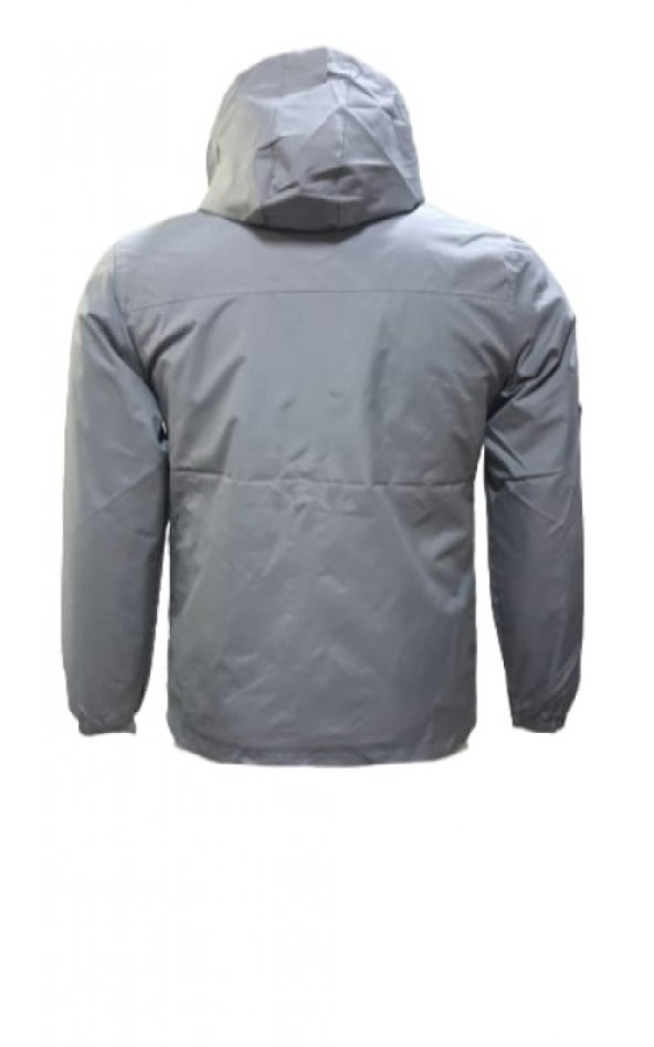 Nike N00630 Çocuk Erkek Run Kapüşonlu Yağmurluk - Gri - ST00630-Gri-9-10 YAŞ - 3