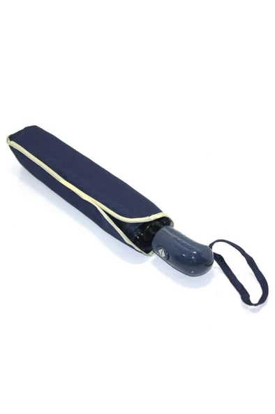 DZC KUZENLER AVM Lacivert Tam Otomatik Dayanıklı Kaliteli Katlanabilir Unisex Şemsiye - 3