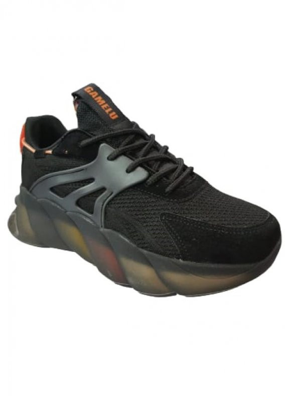Gamelu 23Yz Care Kadın Sneakers Keten Günlük Spor Ayakkabı - Siyah - ST00206-Siyah-39