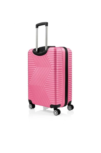 DZC KUZENLER AVM VALİZ Gedox G&d Polo Suitcase Abs Orta Boy Lüx Seyahat Valizi - Resim 2