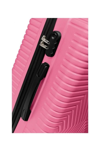 DZC KUZENLER AVM VALİZ Gedox G&d Polo Suitcase Abs Orta Boy Lüx Seyahat Valizi - Resim 4