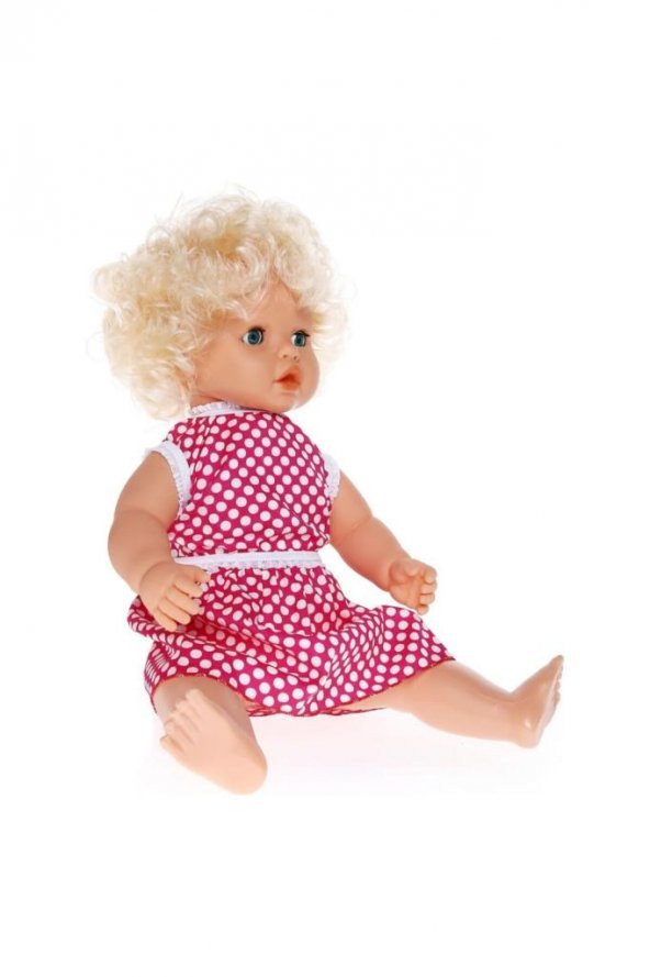 ŞİMŞEK Türkçe Konuşan Defne Bebek Et Bebek DEV BÜYÜK BOY 60 cm - 4
