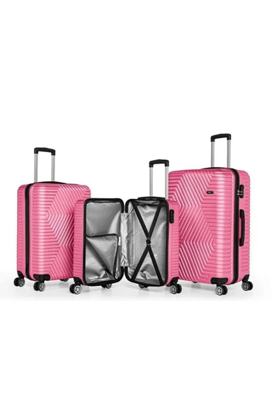 DZC KUZENLER AVM VALİZ Gedox G&d Polo Suitcase Abs Orta Boy Lüx Seyahat Valizi - Resim 5