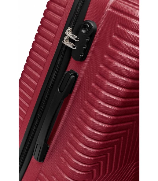 DZC KUZENLER AVM VALİZ Gedox G&d Polo Suitcase Abs Orta Boy Lüx Seyahat Valizi - Resim 8