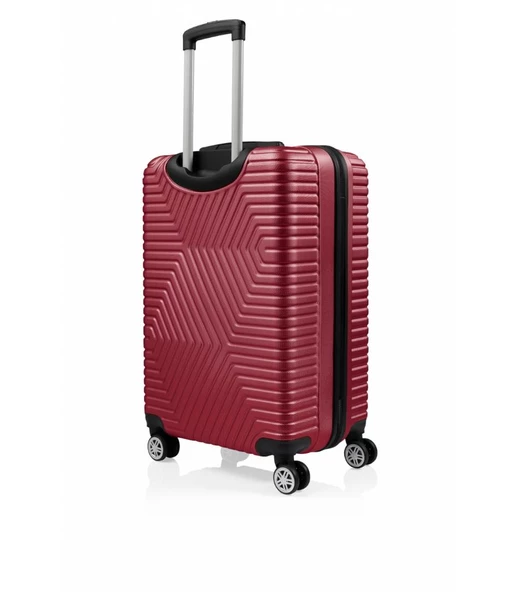 DZC KUZENLER AVM VALİZ Gedox G&d Polo Suitcase Abs Orta Boy Lüx Seyahat Valizi - Resim 7