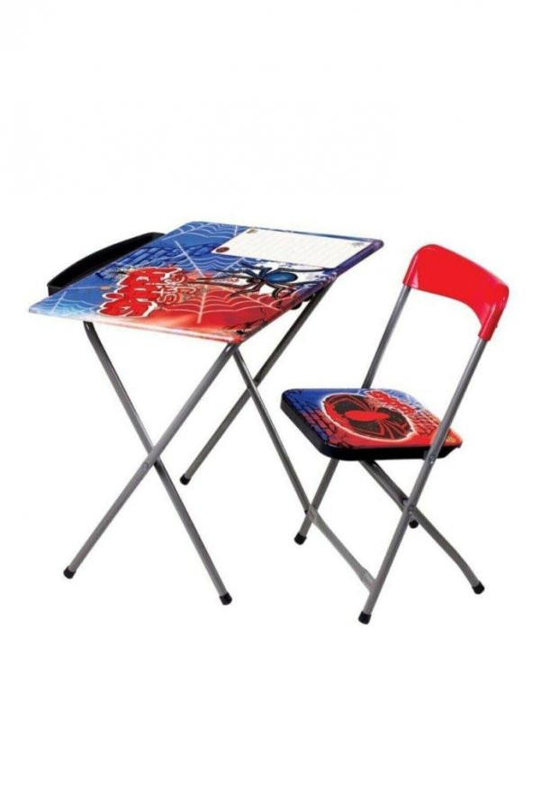 ÖRÜMCEK Karakterli Çocuk Ders Çalışma Masası - Resim 2