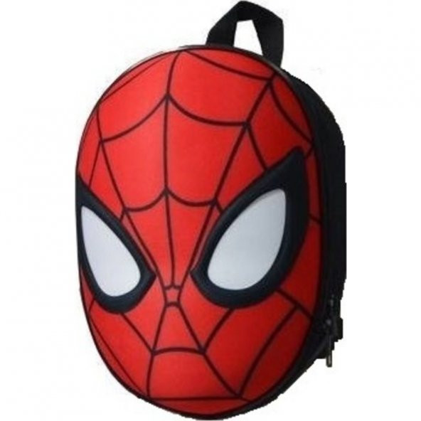 Spiderman 3D Kabartmalı Anaokulu Kreş ve Günlük Kullanım Çantası Örümcek Adam Sırt Çantası