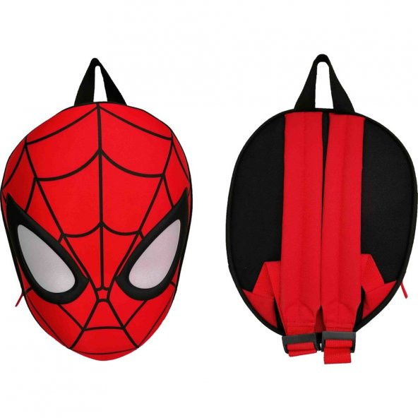 Spiderman 3D Kabartmalı Anaokulu Kreş ve Günlük Kullanım Çantası Örümcek Adam Sırt Çantası - 3