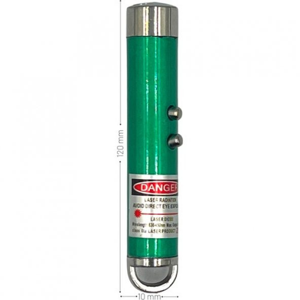 3 Fonksiyonlu Kırmızı Led Lazer – Beyaz Işıldak Anahtarlık KEDİ OYUNCAĞI - 3