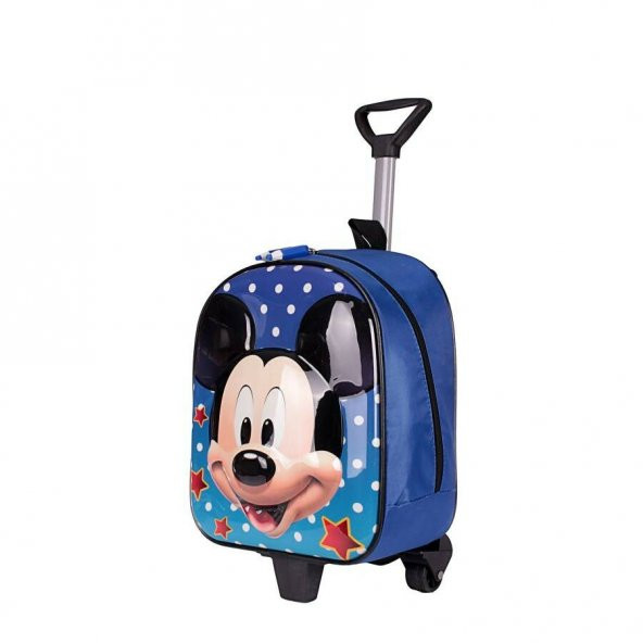 DZC KUZENLER AVM MİKİ FARE ÇEKÇEKLİ SIRT ANA OKUL KREŞ ÇANTA - Resim 2