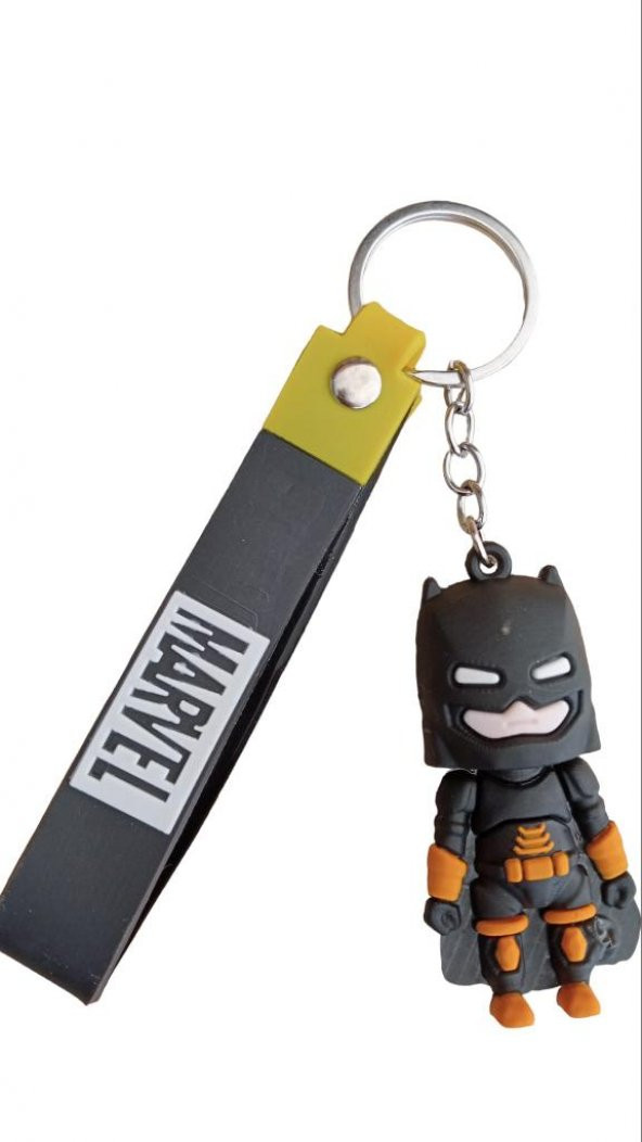 DZC KUZENLER AVM BATMAN Karikatür Anime Figür PVC Bebek Anahtarlık  ÇANTA Süsü - 2