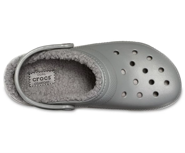 Crocs Classic Lined Clog Gri Unisex Sandalet 203591-0EX - 3