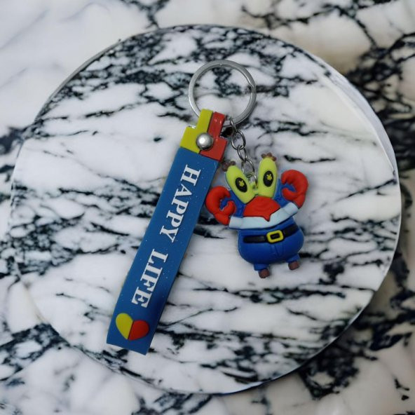 DZC KUZENLER AVM YENGEÇ Karikatür Anime Figür PVC Bebek Anahtarlık Çanta Anahtarlık Süsü - 4
