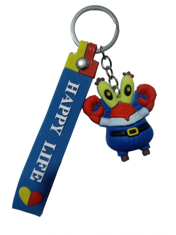 DZC KUZENLER AVM YENGEÇ Karikatür Anime Figür PVC Bebek Anahtarlık Çanta Anahtarlık Süsü - 6