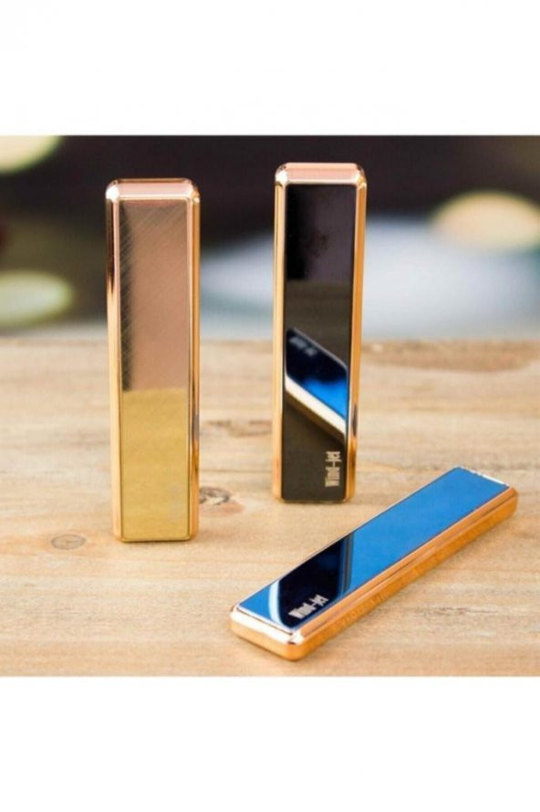 dzc kuzenler avm Siyah Alevsiz Şarjlı Usb Kızaklı Çakmak - 2