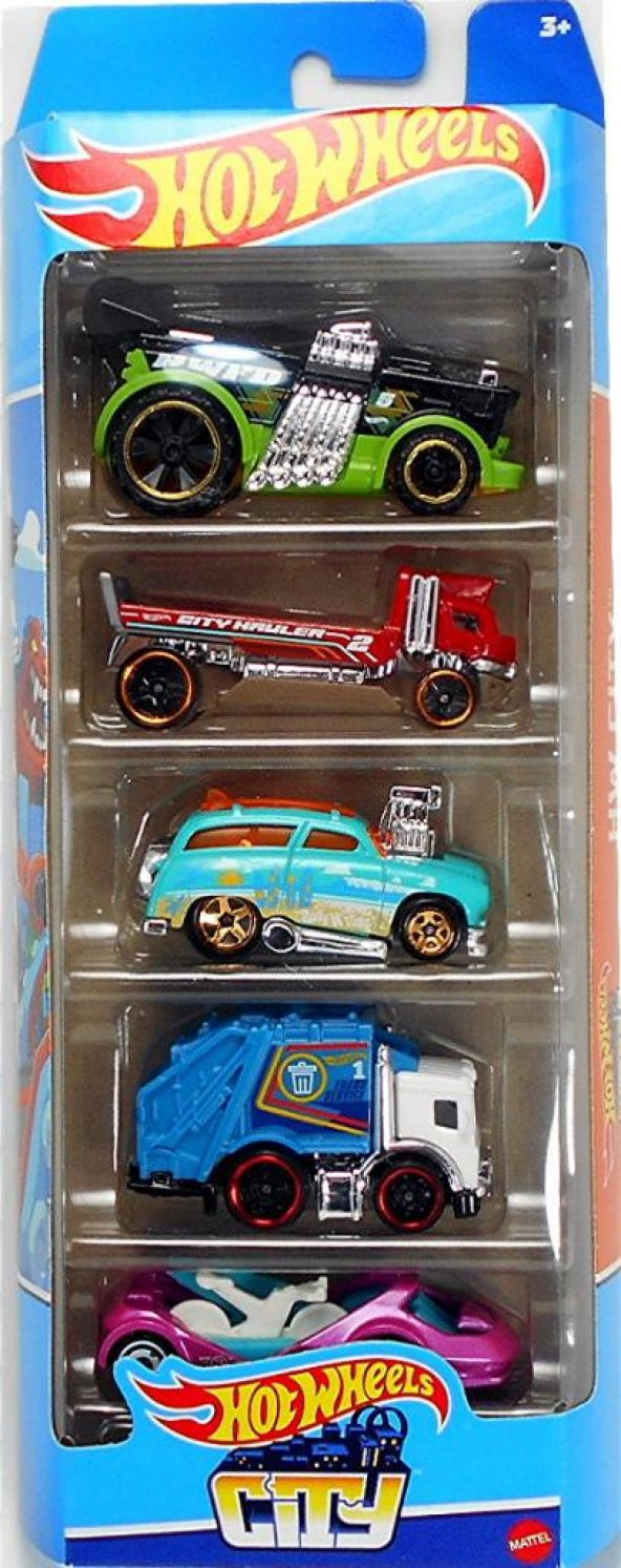 DZC KUZENLER AVM HOTWHEELS 5 Lİ METAL ARABA ORJİNAL SET DEMİR ARABALAR OYUNCAK