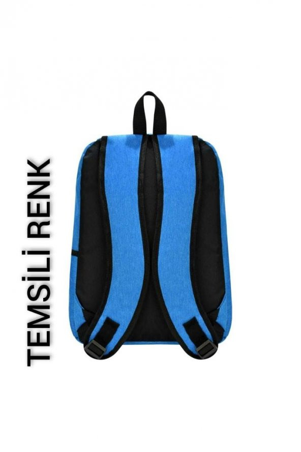 DZC KUZENLER AVM ESPACK SIRT ÇANTASI BÜYÜK BOY BEZ SPOR GÜNLÜK OKUL ÇANTA MOR - Resim 4