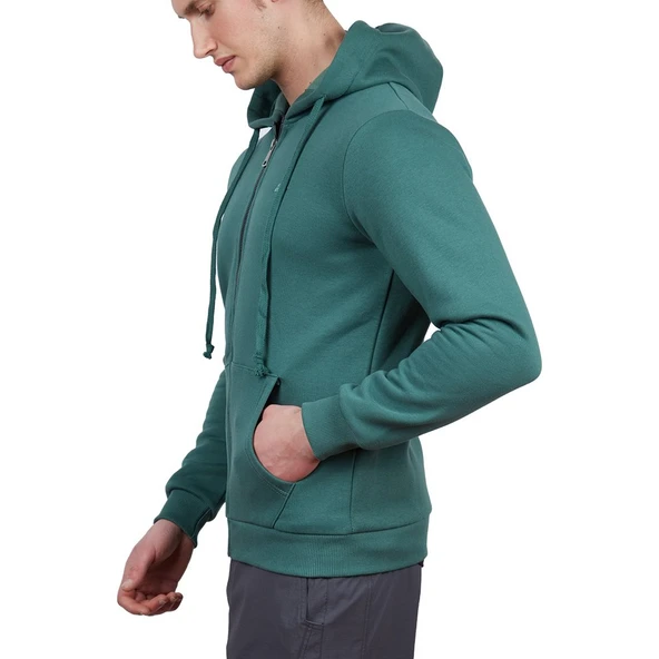 Alpinist Covert Tam Fermuarlı Erkek Sweatshirt Nefti (600501) - 8