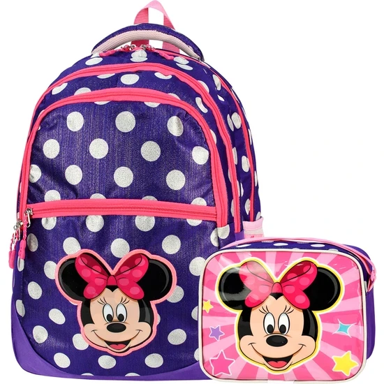 DZC KUZENLER AVM MİNİE MICKEY İLK OKUL ÇANTA DAYANIKLI ORTOPEDİK ÖĞRENCİ ÇOCUK SIRT ÇANTASI