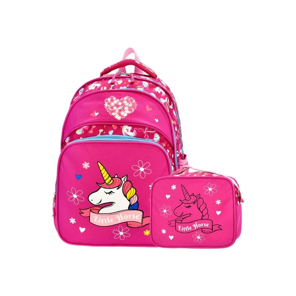 DZC KUZENLER AVM ORTA OKUL LİSE DAYANIKLI ORTOPEDİK ÖĞRENCİ SIRT ÇANTASI - 2