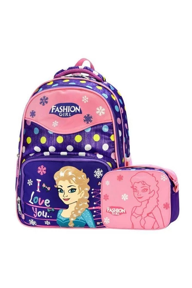 DZC KUZENLER AVM ORTA OKUL LİSE DAYANIKLI ORTOPEDİK ÖĞRENCİ SIRT ÇANTASI - Resim 2